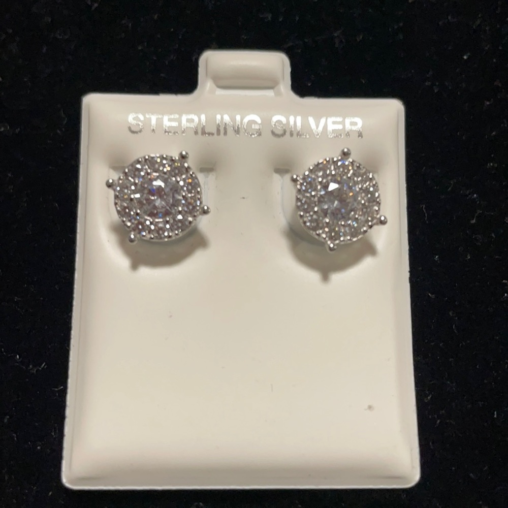 🇮🇹 Silver 925 Zirconia Stud Earrings
